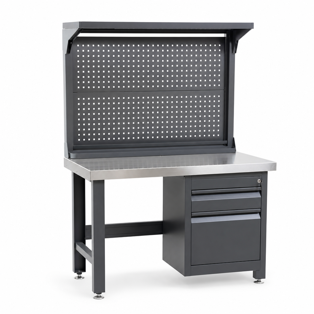Heavy Duty Compact Steel Workstation