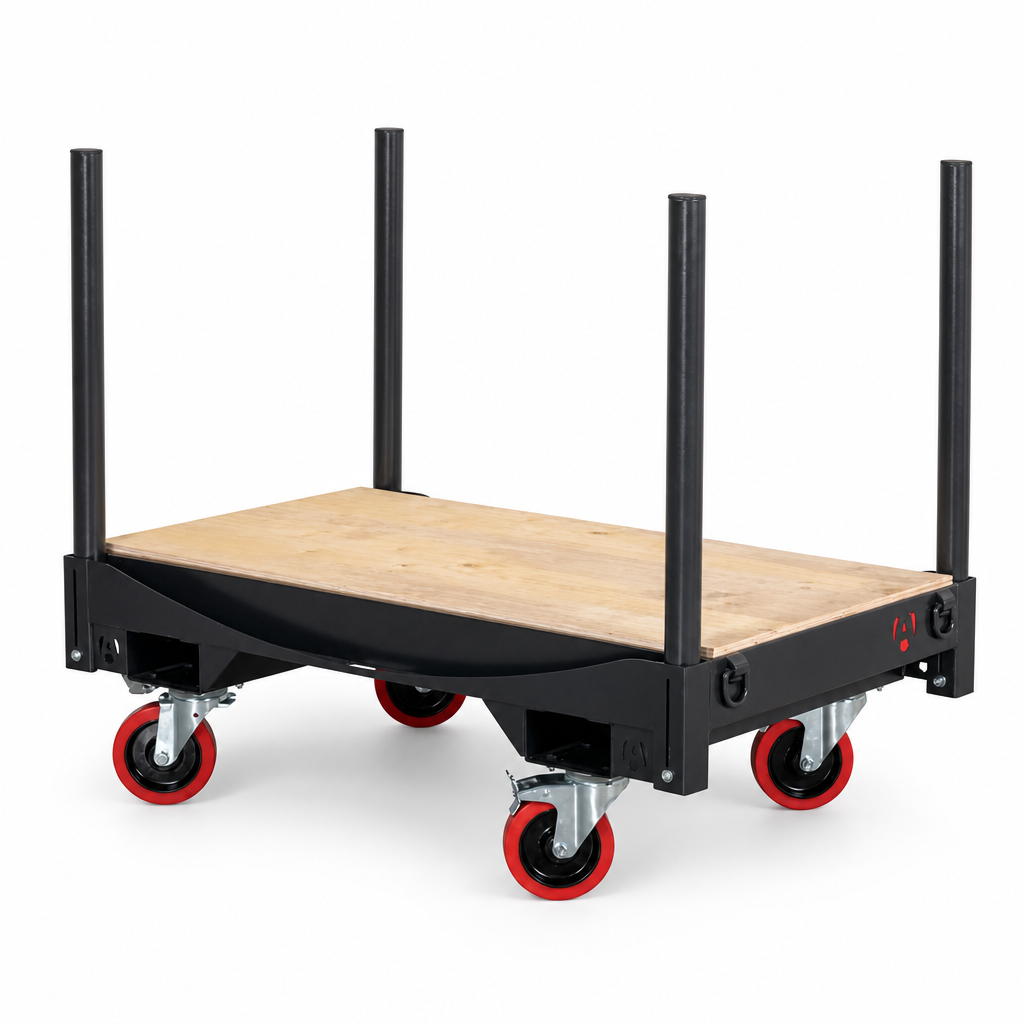 Heavy Duty Flatbed Trolley with 750kg Load Capacity