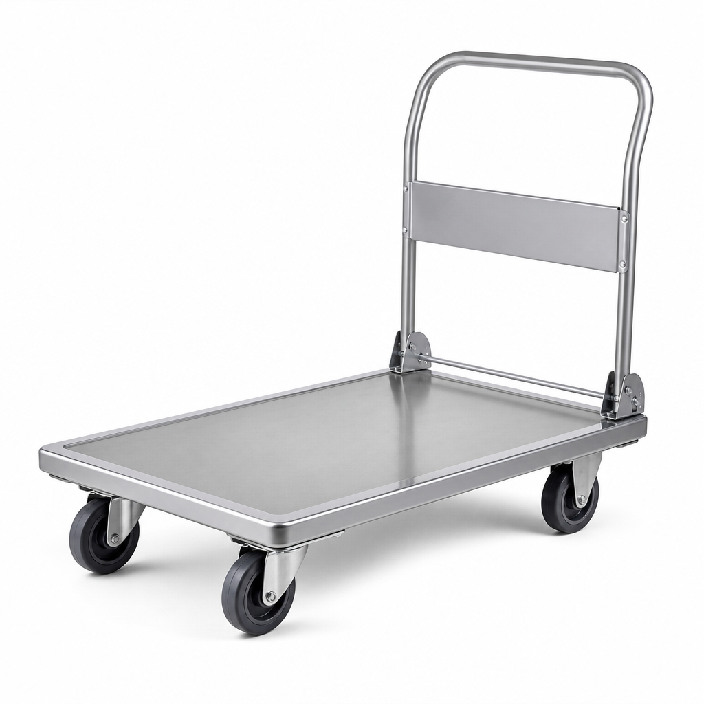 Heavy Duty Flatbed Trolley with 750kg Load Capacity