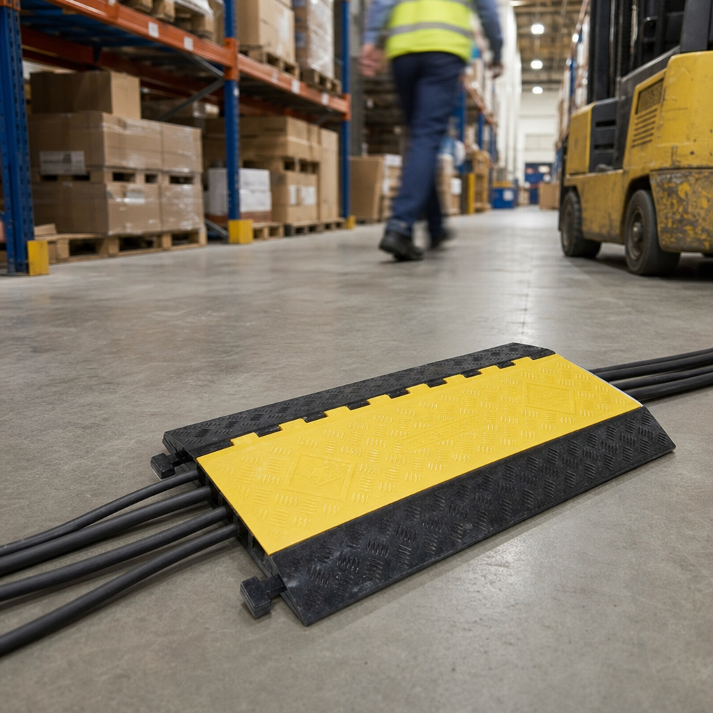 Heavy Duty Floor Cable Protector for 5 Cables