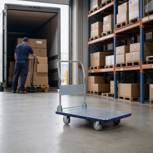 Heavy Duty Folding Steel Platform Truck 350kg Capacity