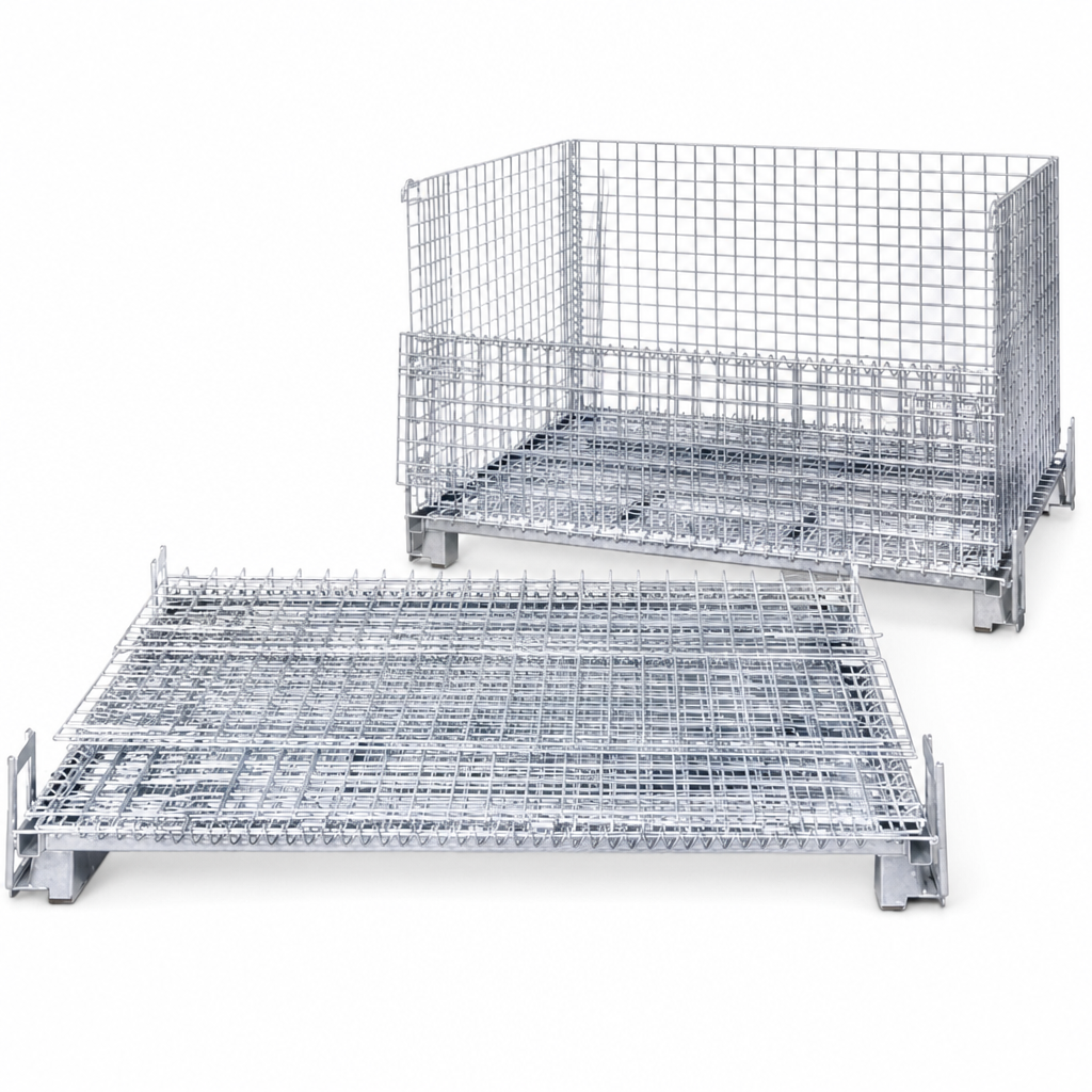 Heavy Duty Folding Wire Mesh Pallet Cage