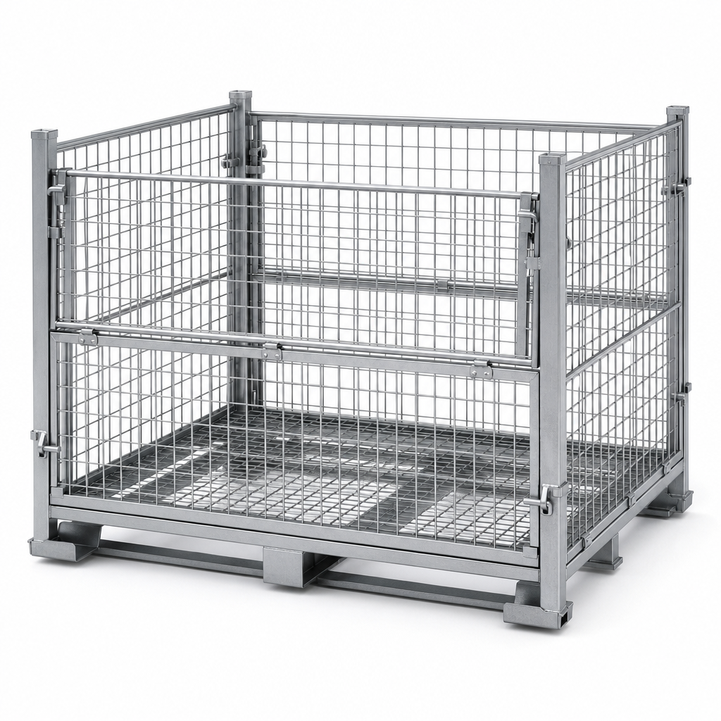 Heavy Duty Folding Wire Mesh Pallet Cage