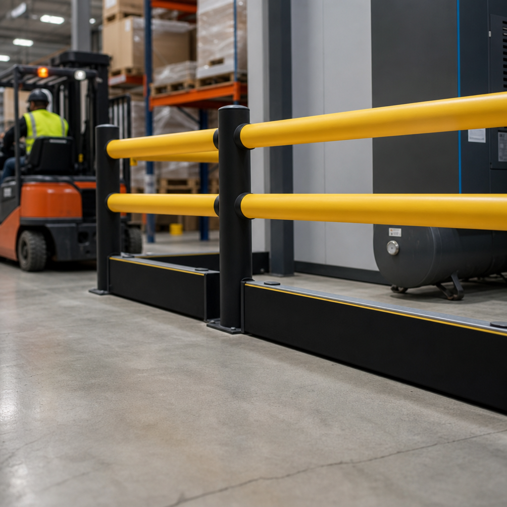 Heavy Duty Forklift Protection Guard Barrier