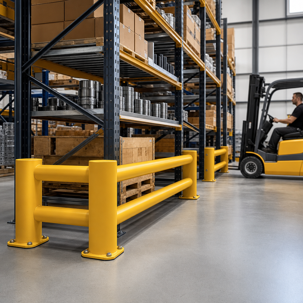 Heavy Duty Forklift Protection Guard Barrier