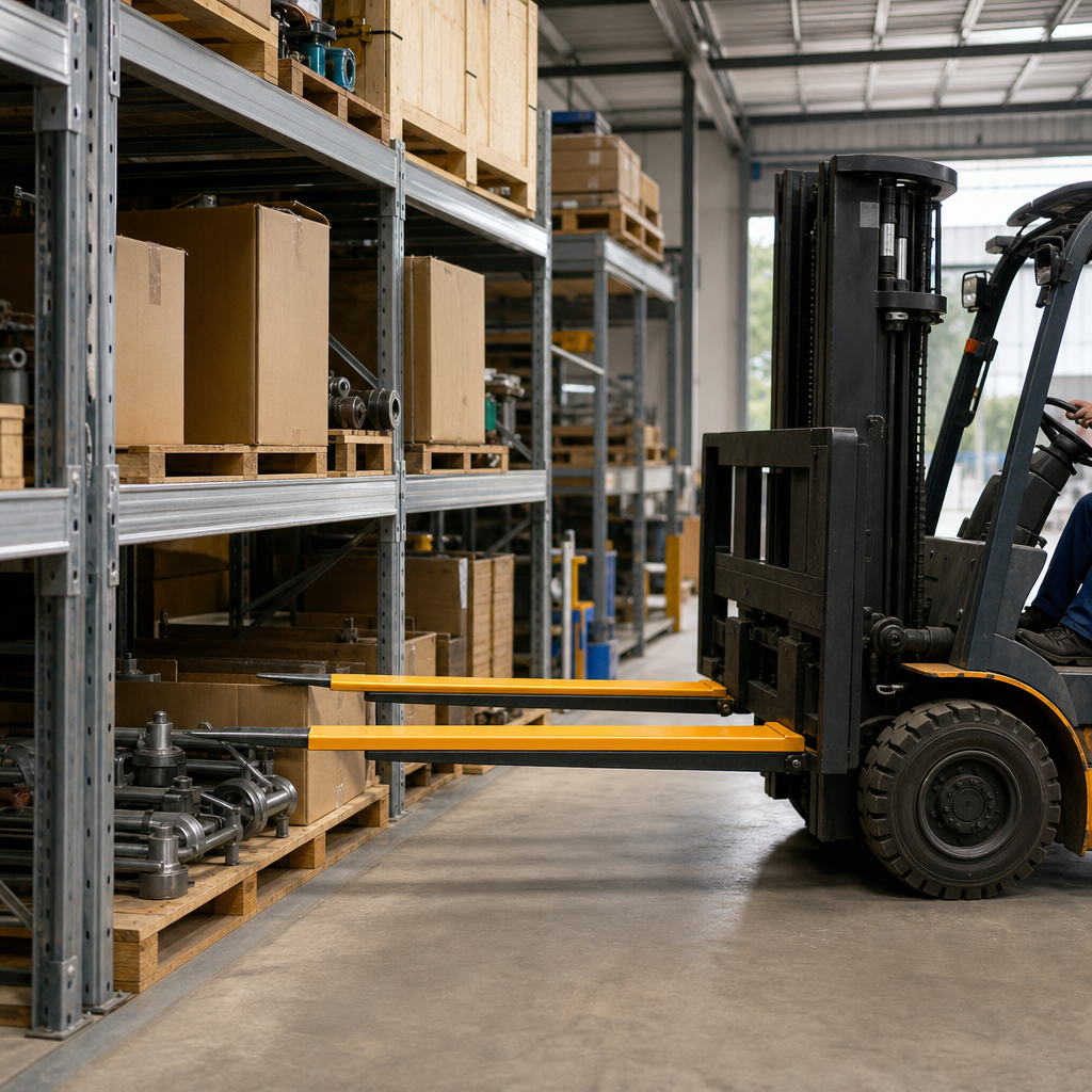 Heavy Duty Forklift Truck Fork Extensions
