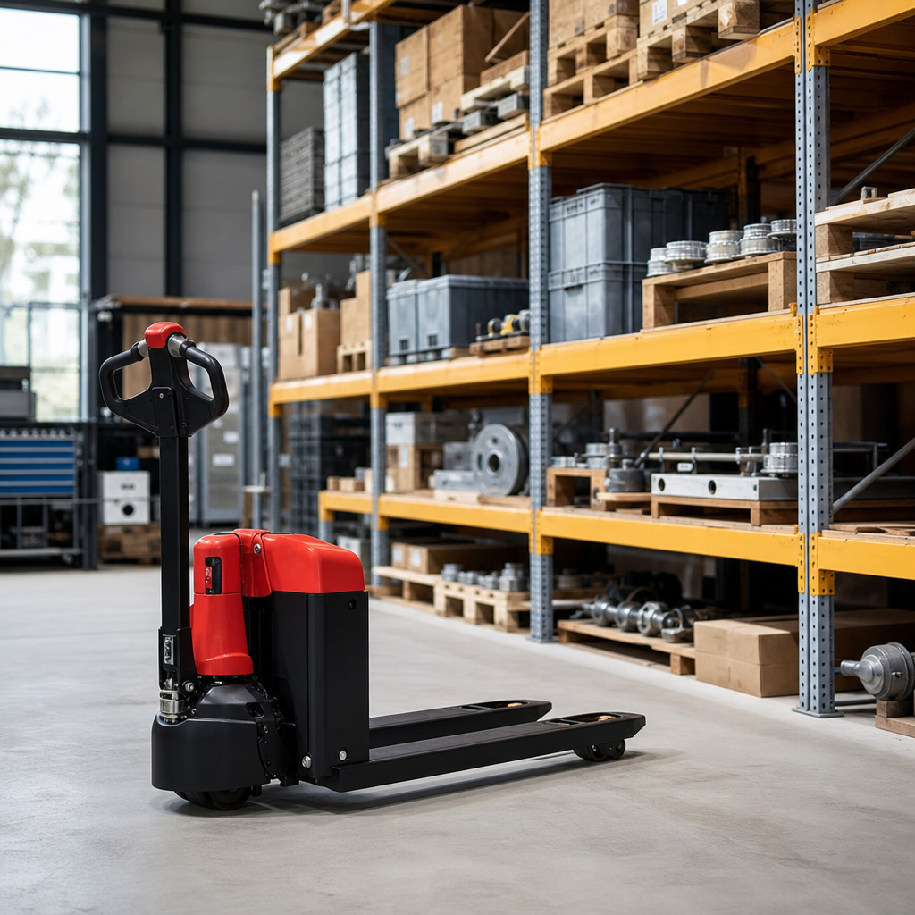 Heavy Duty Fully Electric Pallet Truck 1500kg Capacity