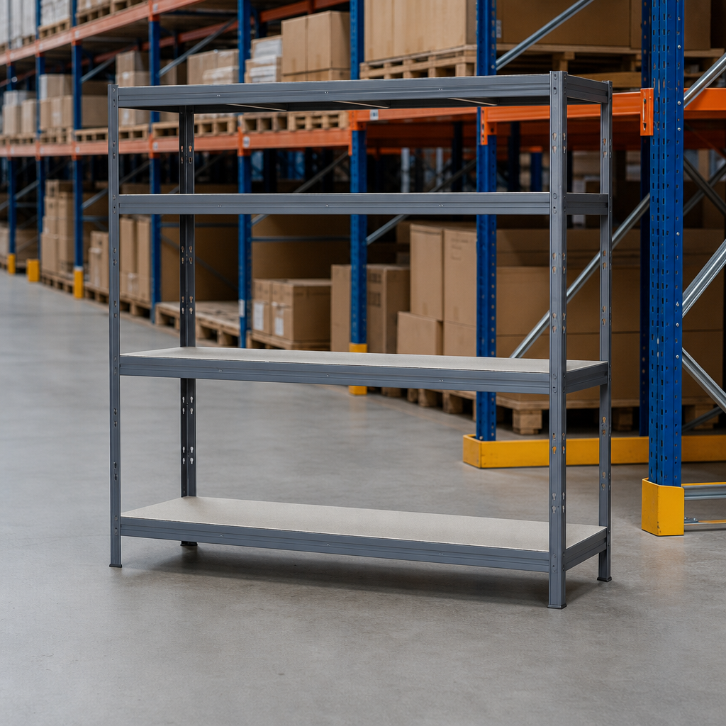 Heavy Duty Garage Shelving 2000h x 600d with 4 Shelves