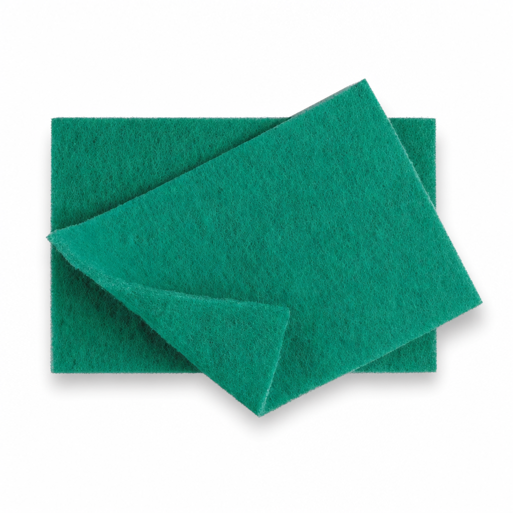 Heavy Duty Green Cleaning Scourer Pads Pack of 10