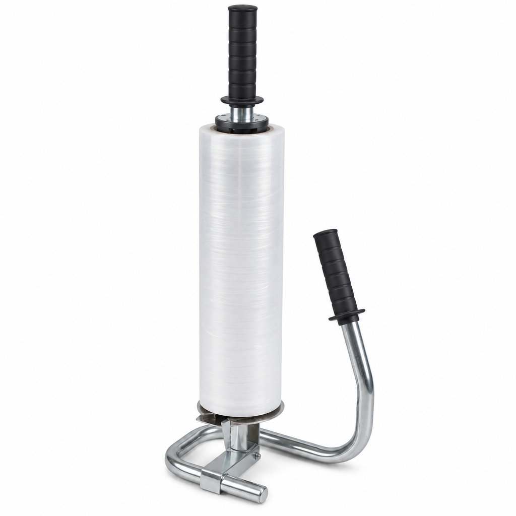 Heavy Duty Hand Held Pallet Wrap Dispenser