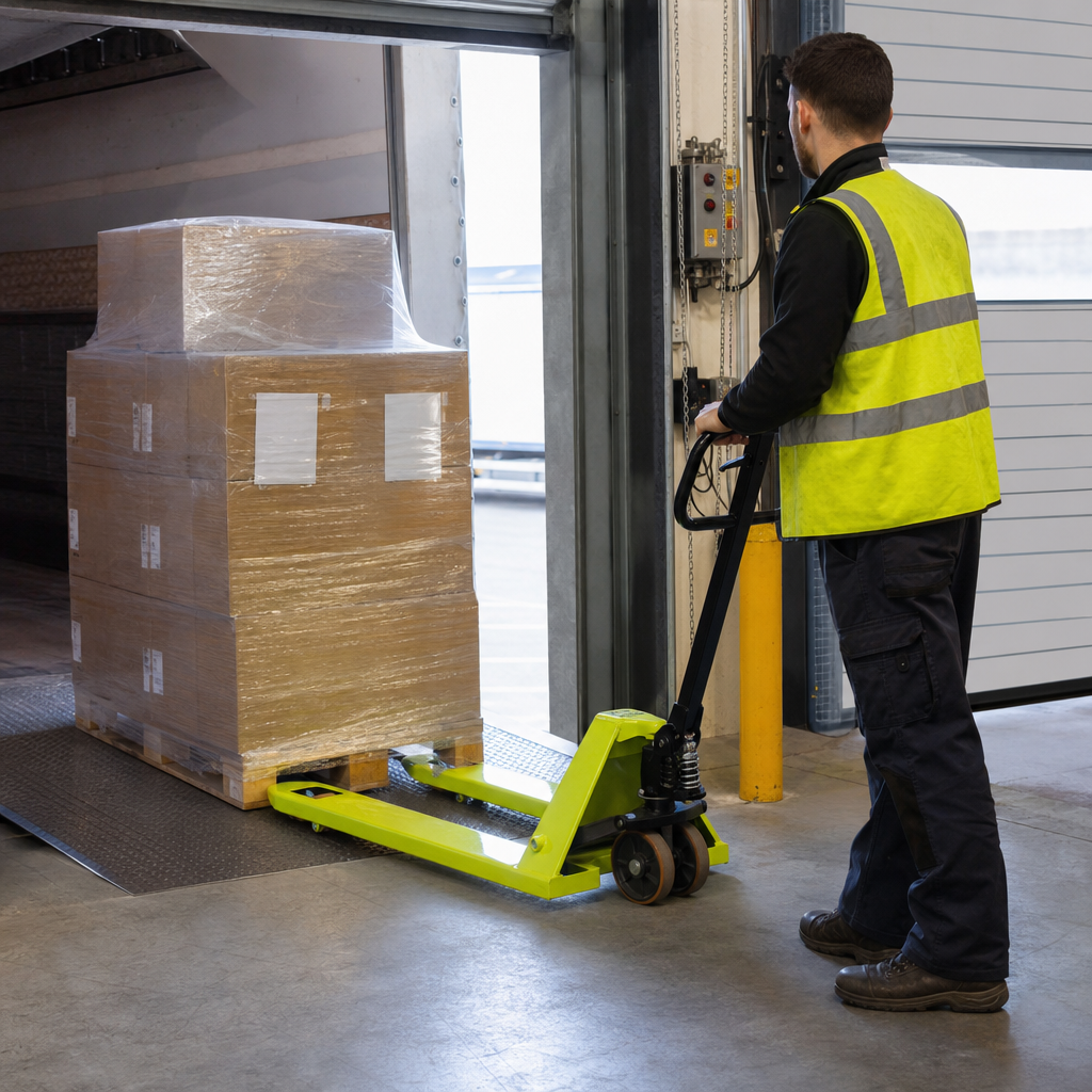 Heavy Duty Hand Pallet Truck with Tandem Load Wheels 2500kg
