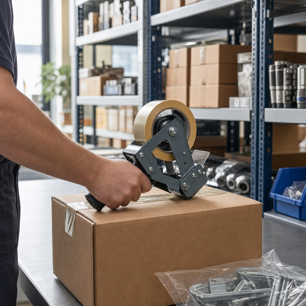 Heavy Duty Hand Tape Dispenser for 75mm Wide Rolls