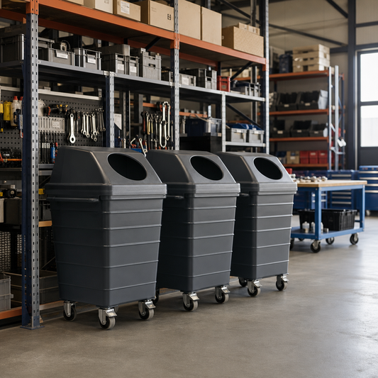 Heavy Duty Industrial Bottle Skip Waste Bins 270–650L