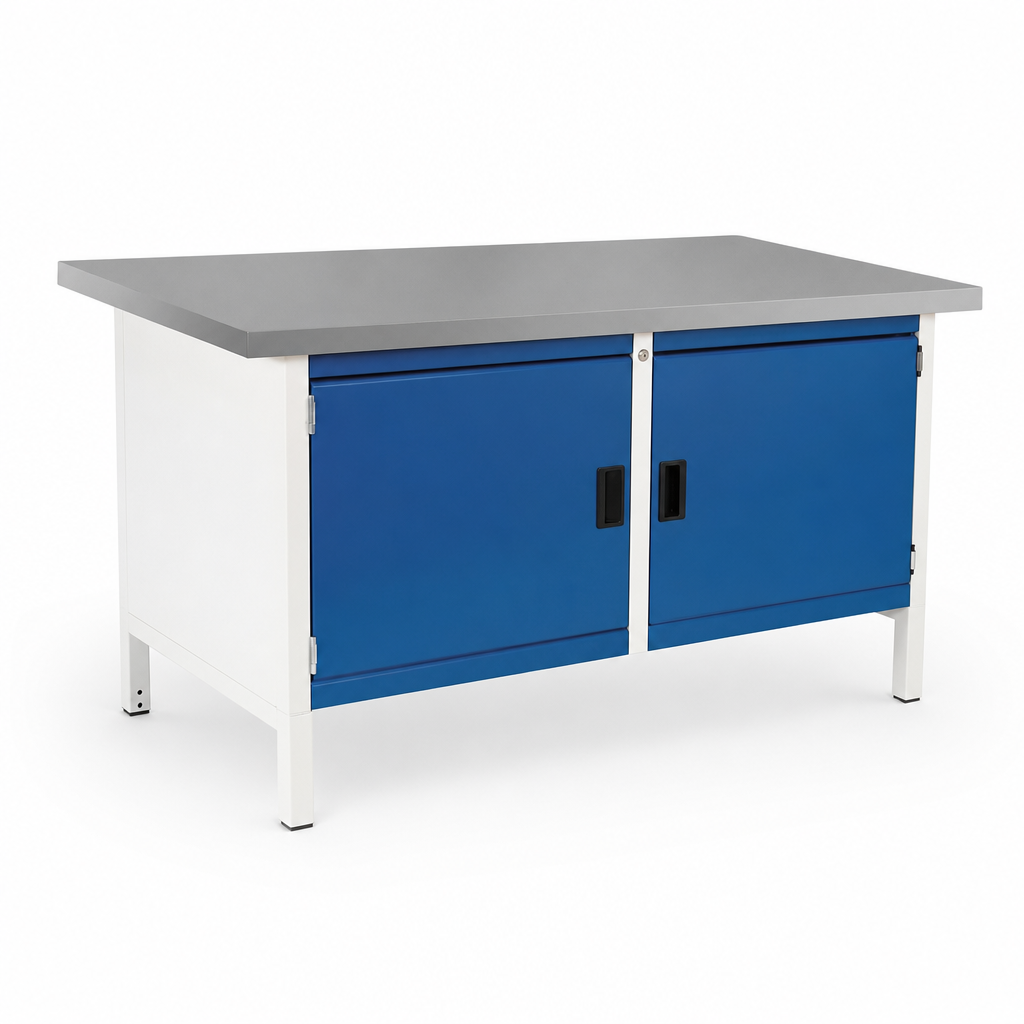 Heavy Duty Industrial Lino Topped Workbench 840x1500x750mm