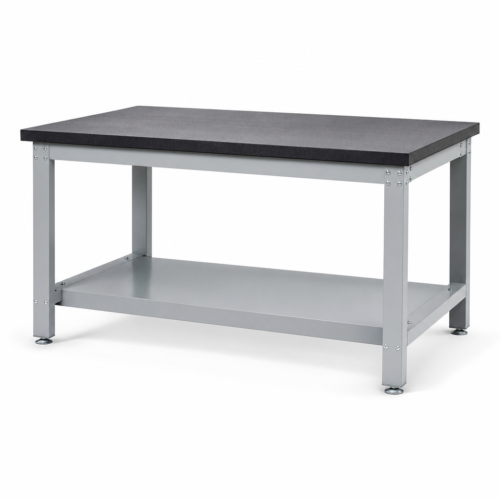 Heavy Duty Industrial Lino Topped Workbench 840x1500x750mm