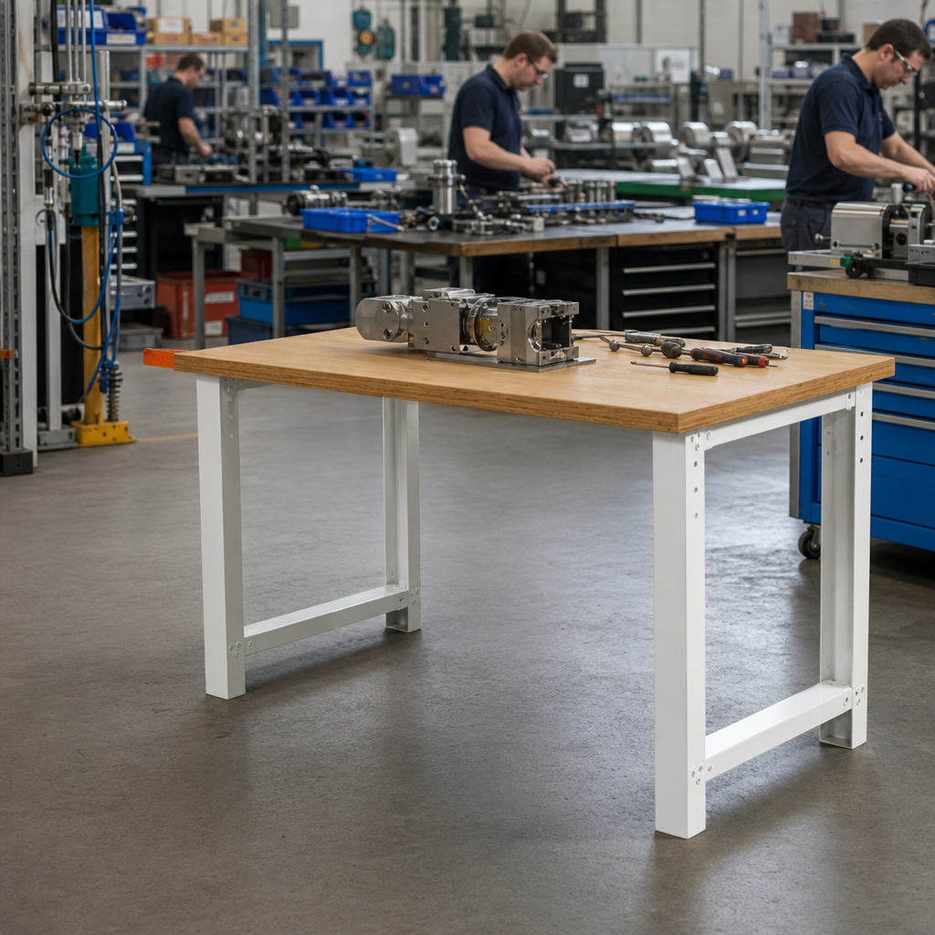 Heavy Duty Industrial Workbench with 840mm Height and 750mm Depth