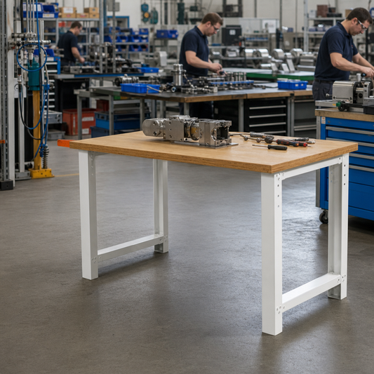 Heavy Duty Industrial Workbench with 840mm Height and 750mm Depth