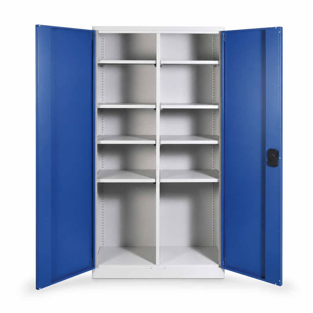 Heavy Duty Lockable Compartment Cupboard 1950 x 450mm