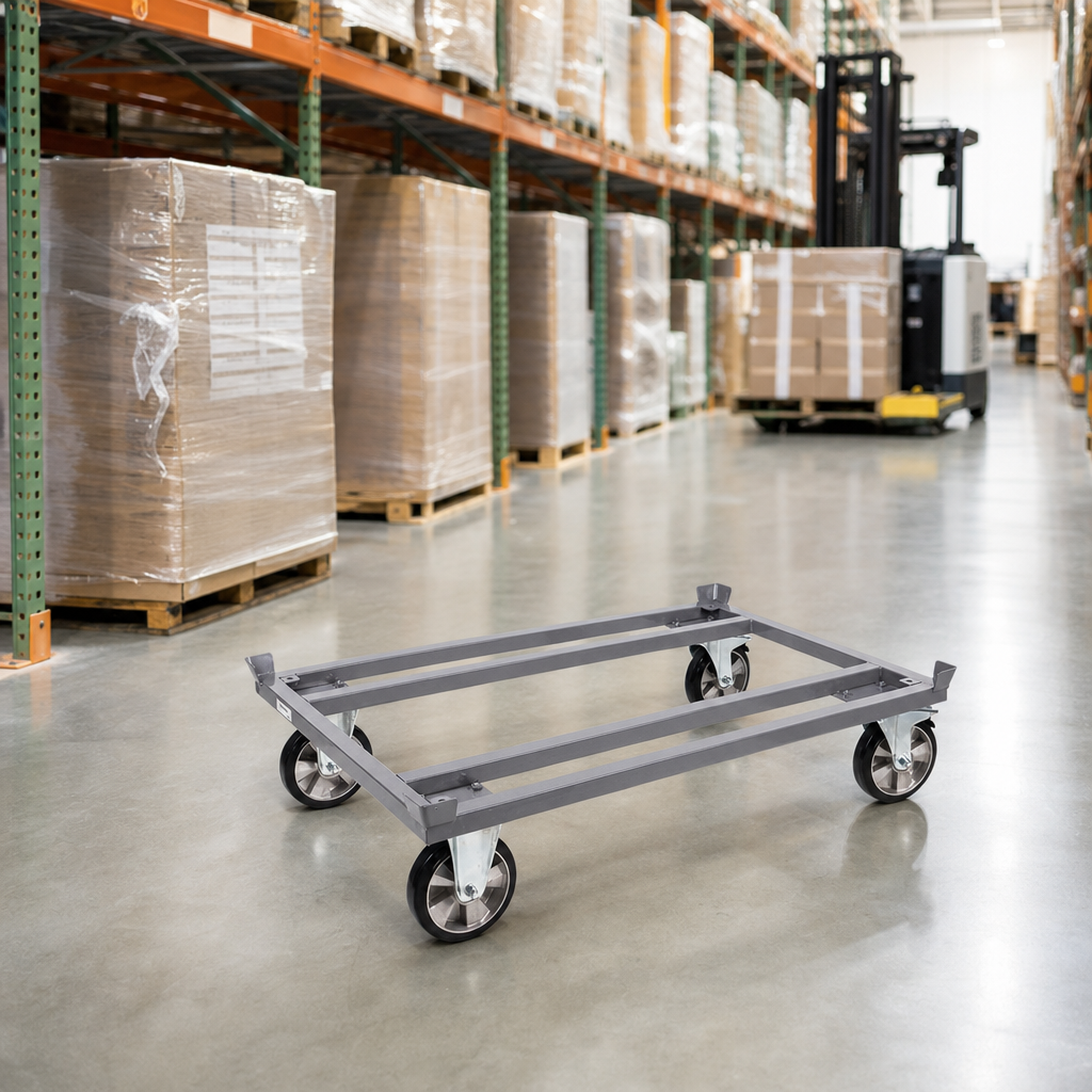 Heavy Duty Mobile Pallet Trolley Dolly 1200kg Capacity