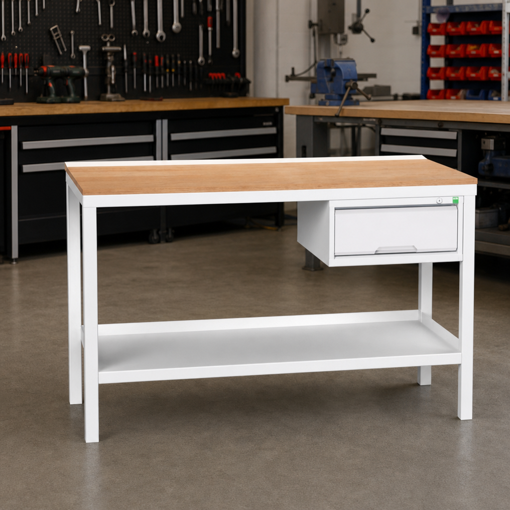 Heavy Duty MPX Top Workbench with Drawer 910 x 1500 x 600mm