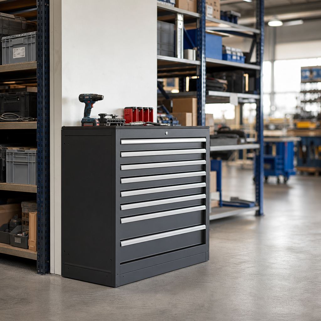 Heavy Duty Multi Drawer Tool Storage Cabinet 1000x1300x650mm