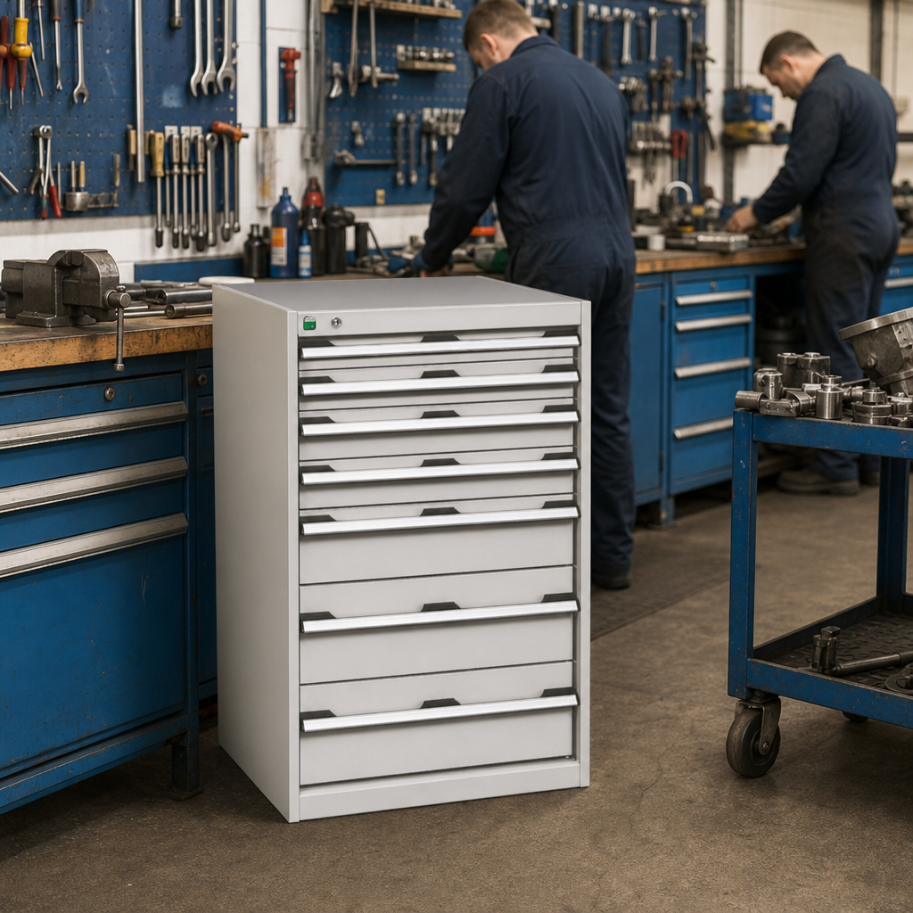 Heavy Duty Multi Drawer Tool Storage Cabinet 1000x650x750mm