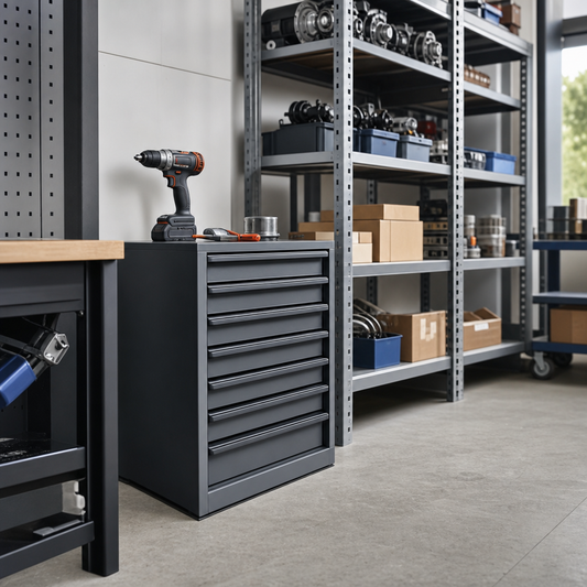Heavy Duty Multi Drawer Tool Storage Cabinet 600x800x525mm