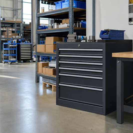Heavy Duty Multi Drawer Tool Storage Cabinet 600x800x750mm