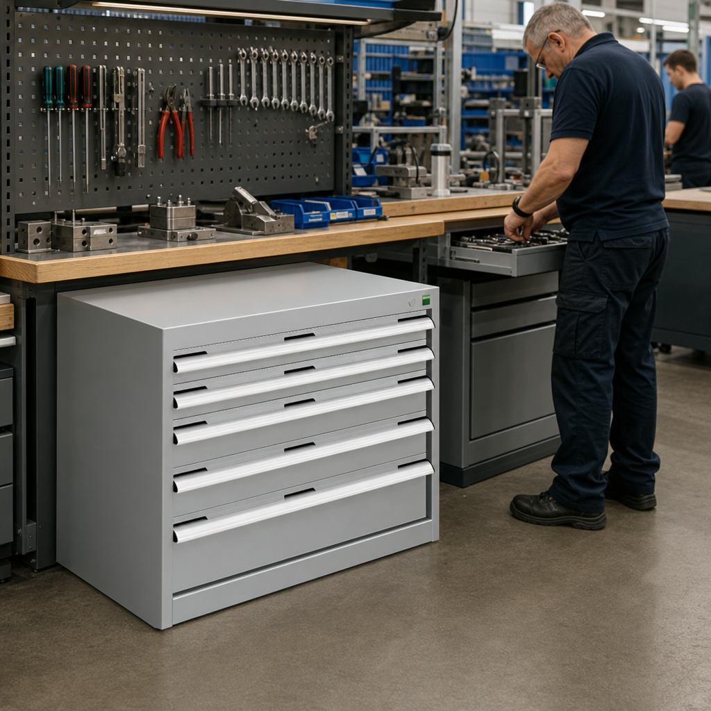 Heavy Duty Multi Drawer Tool Storage Cabinet 600x800x750mm