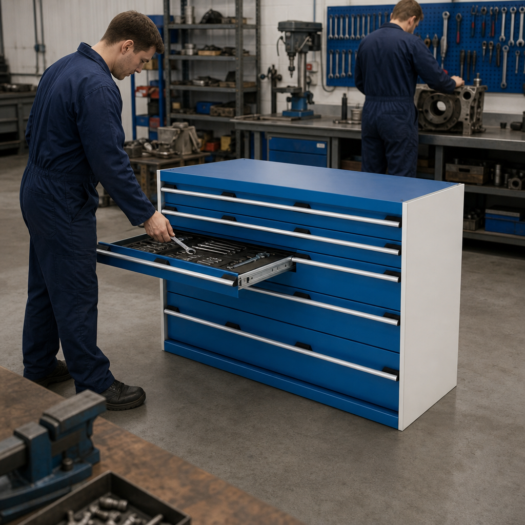 Heavy Duty Multi Drawer Tool Storage Cabinet 800x1300x650mm
