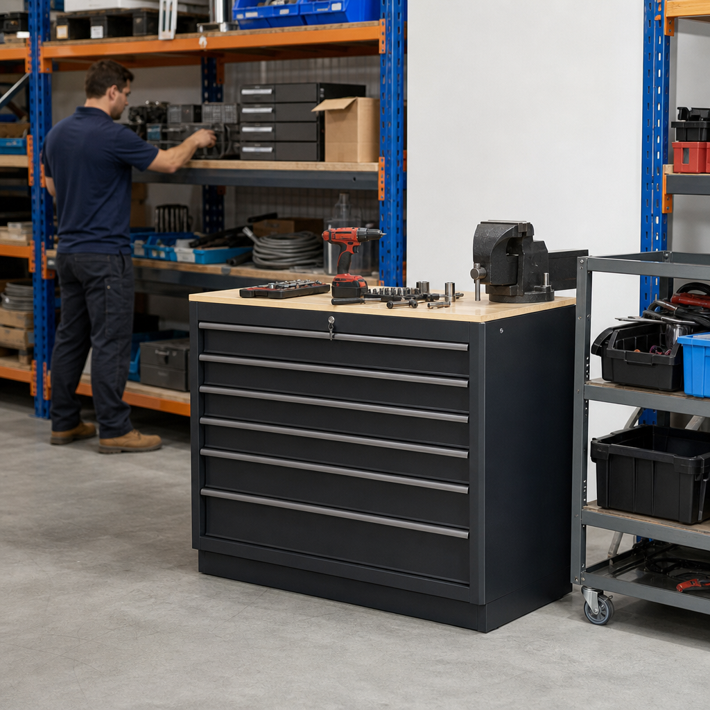 Heavy Duty Multi Drawer Tool Storage Cabinet 800x1300x750mm