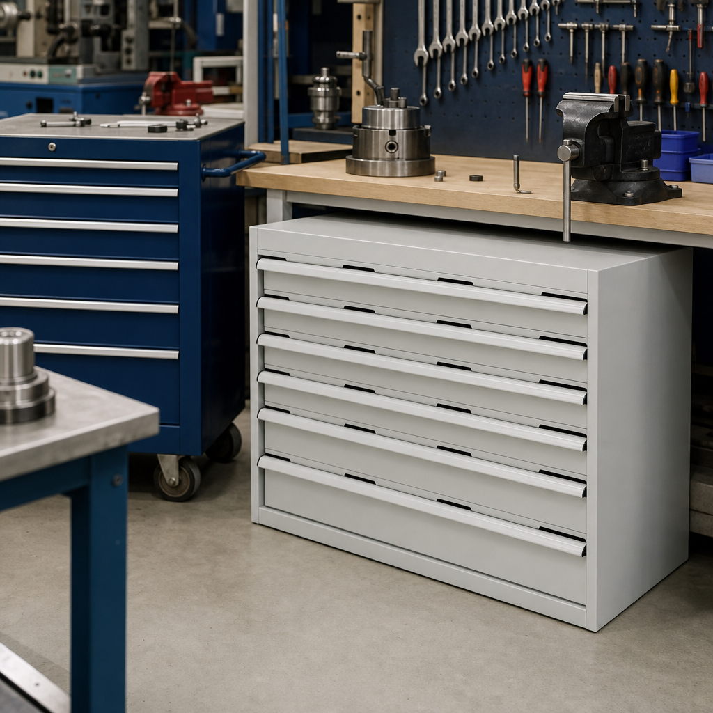 Heavy Duty Multi Drawer Tool Storage Cabinet 900x1050x650mm