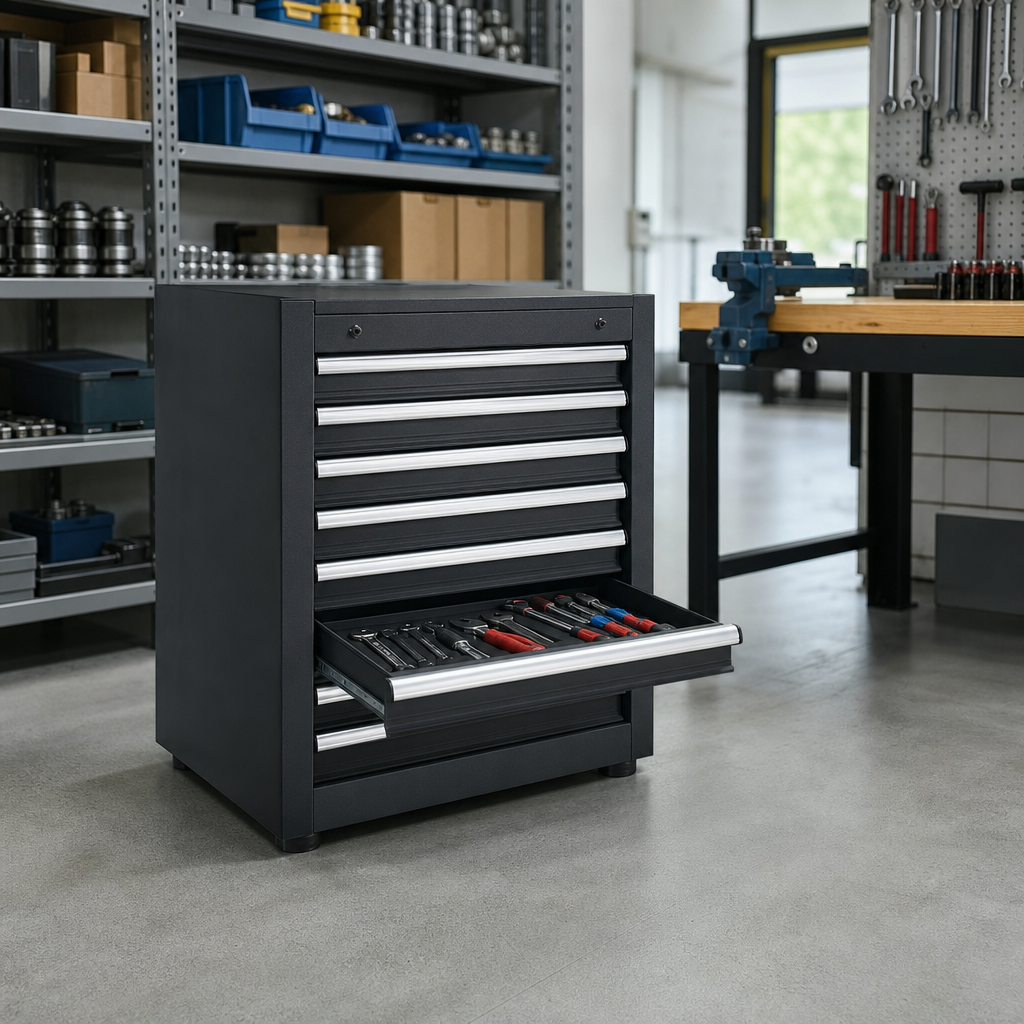 Heavy Duty Multi Drawer Tool Storage Cabinets 600x650x750mm
