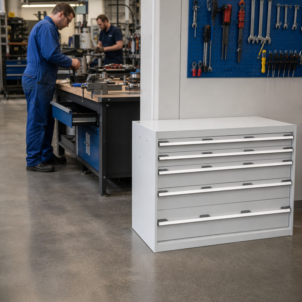 Heavy Duty Multi Drawer Tool Storage Cabinets 800x1050x750mm