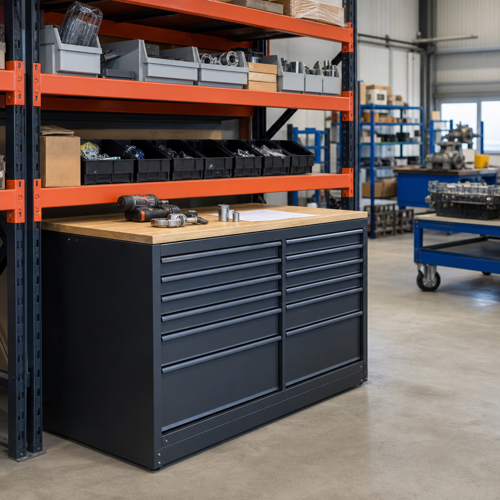 Heavy Duty Multi Drawer Tool Storage Cabinets 800x1050x750mm