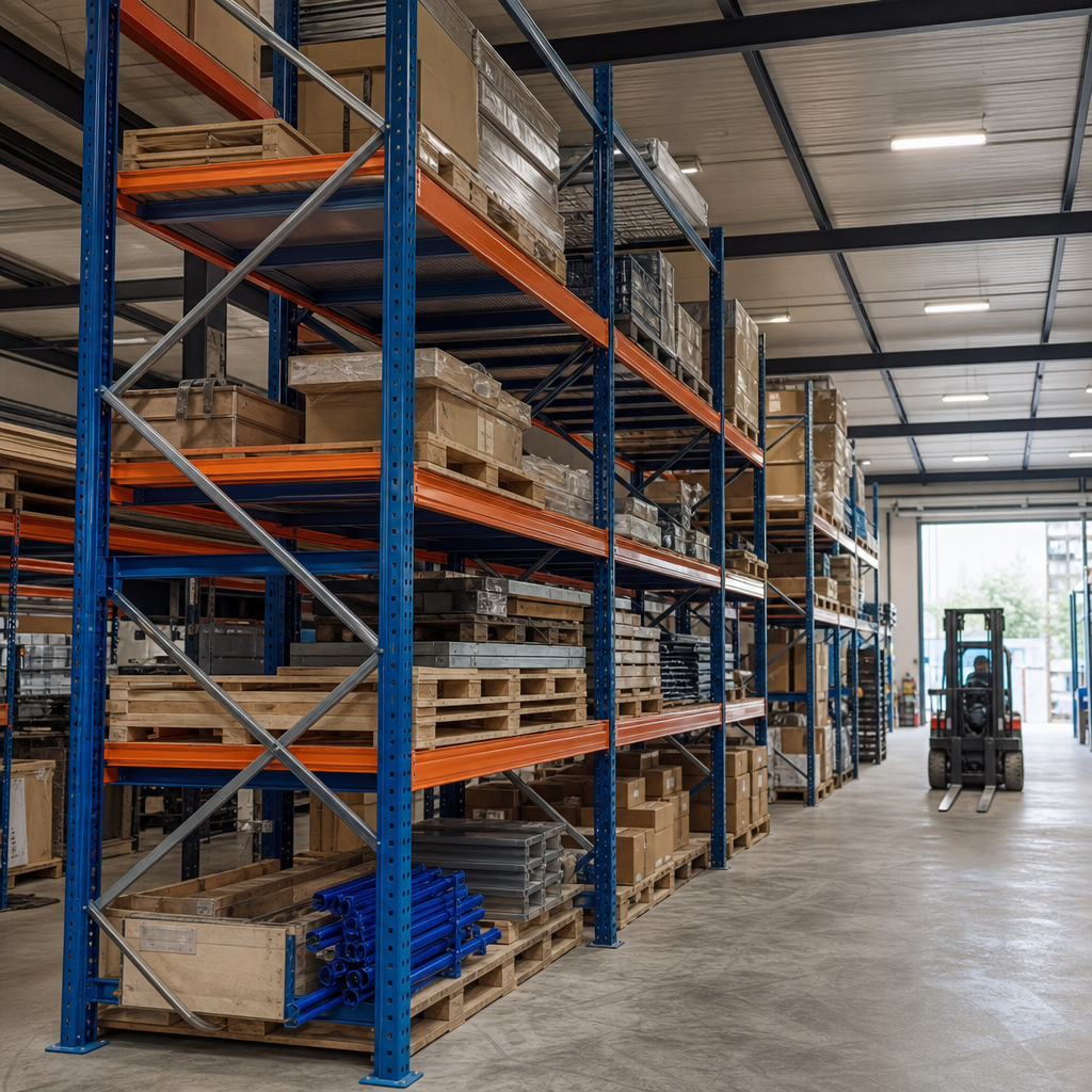 Heavy Duty Pallet Racking Upright Frames up to 8m