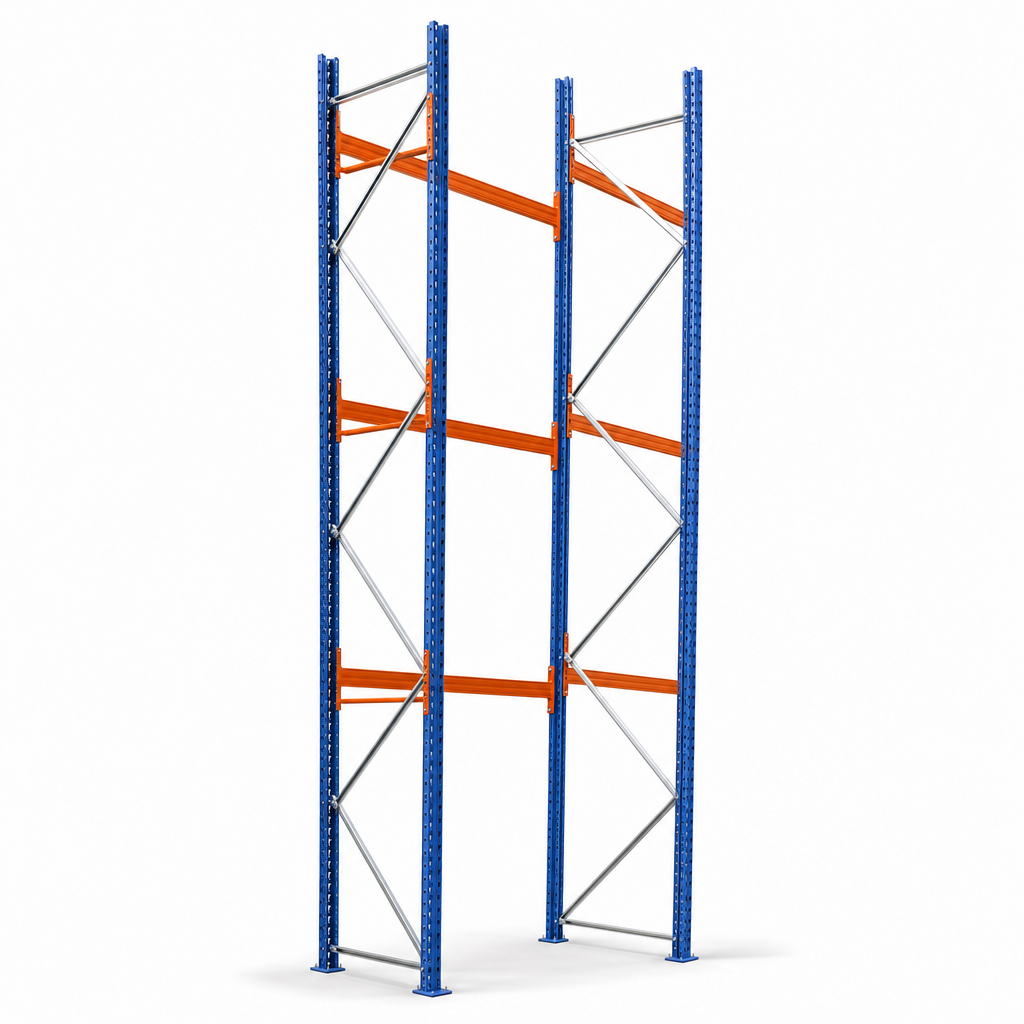 Heavy Duty Pallet Racking Upright Frames up to 8m