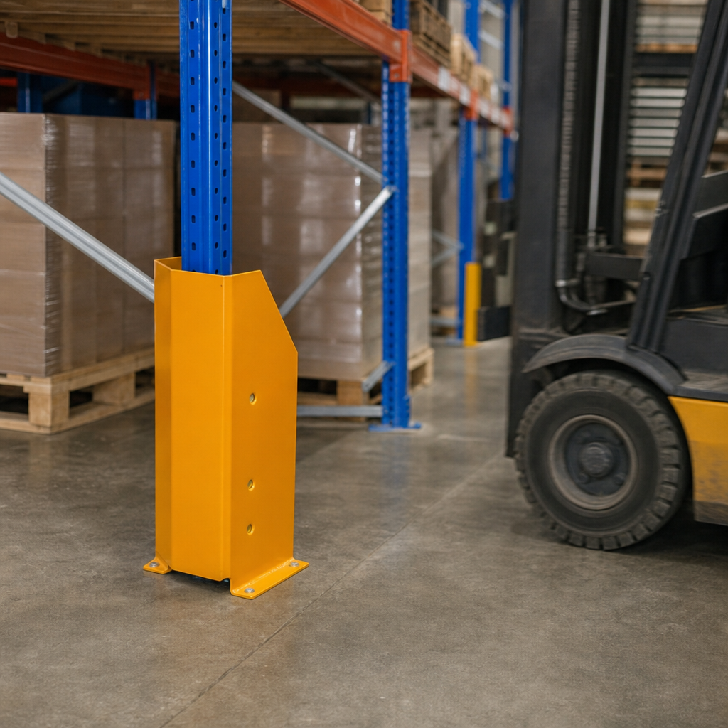 Heavy Duty Pallet Racking Upright Post Protector