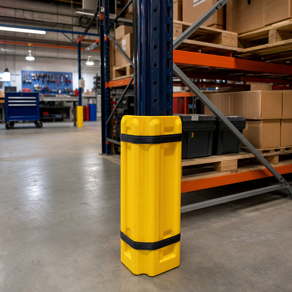 Heavy Duty Pallet Racking Upright Post Protector