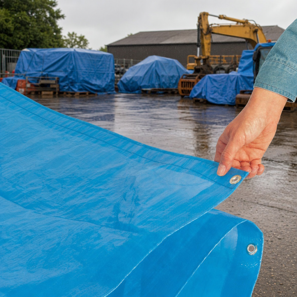 Heavy Duty Polyethylene Tarpaulins for Outdoor Waterproof Covering