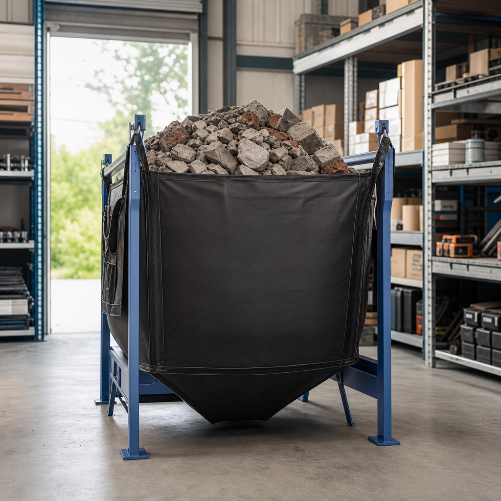 Heavy Duty Rubble Bag with Full Hopper 1500kg