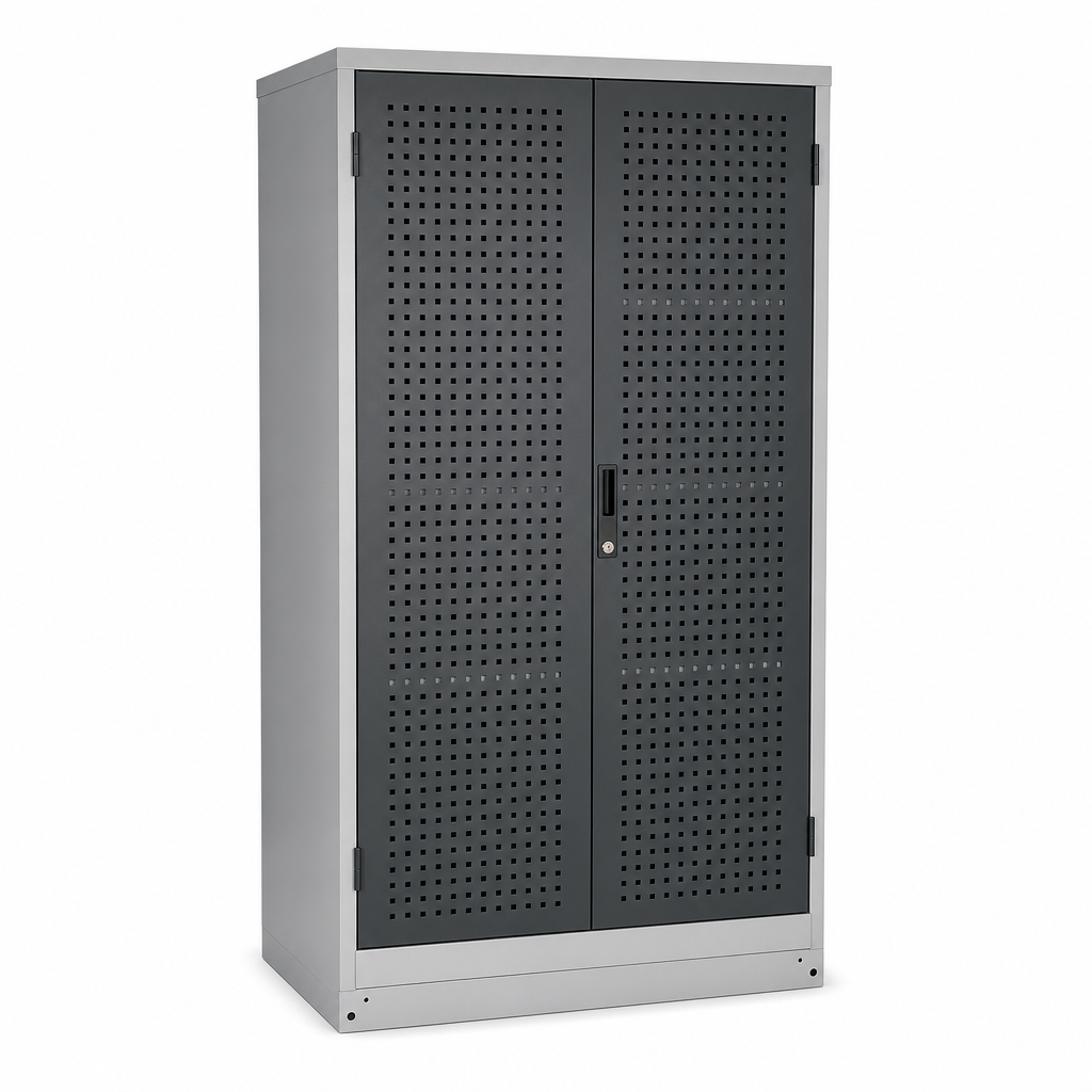 Heavy Duty Steel Cabinet with Perforated Doors