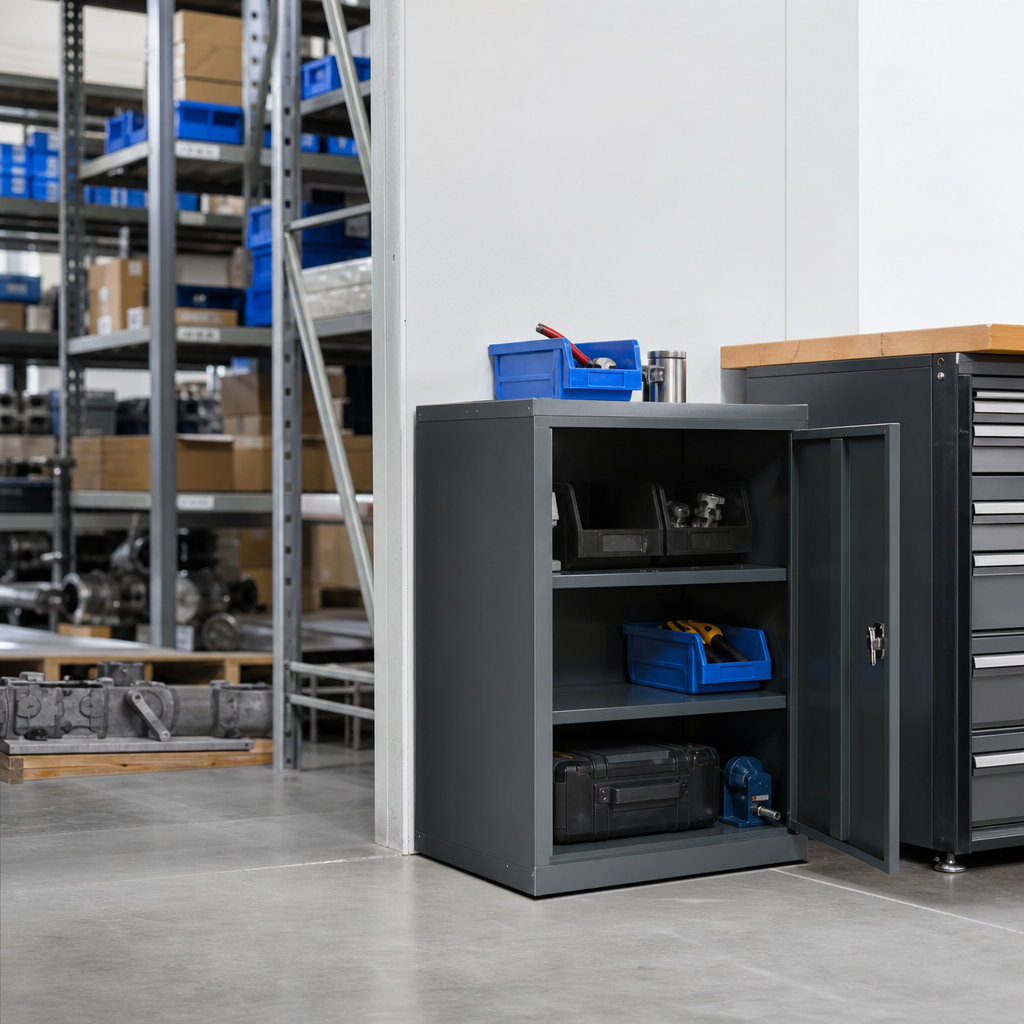 Heavy Duty Steel Cupboard 450x525x550mm