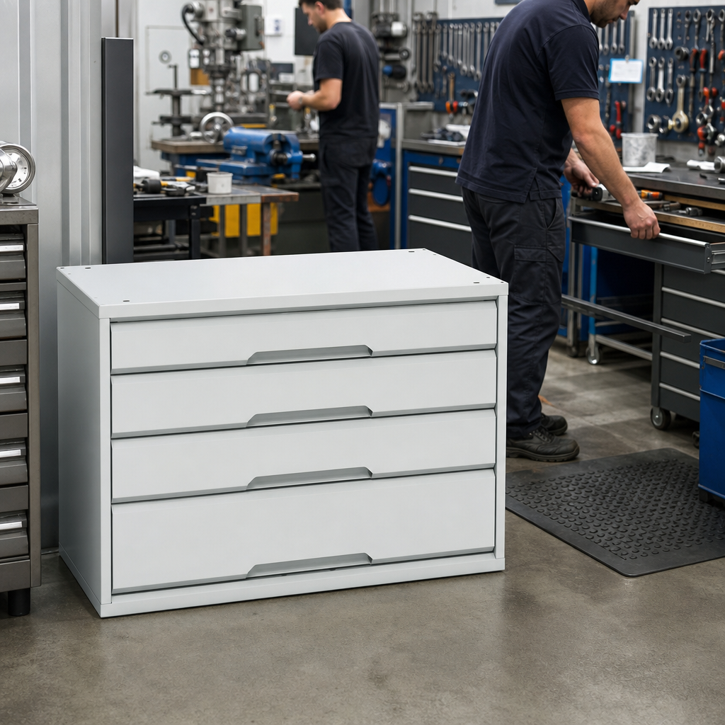 Heavy Duty Steel Drawer Cabinet 600x800x550mm