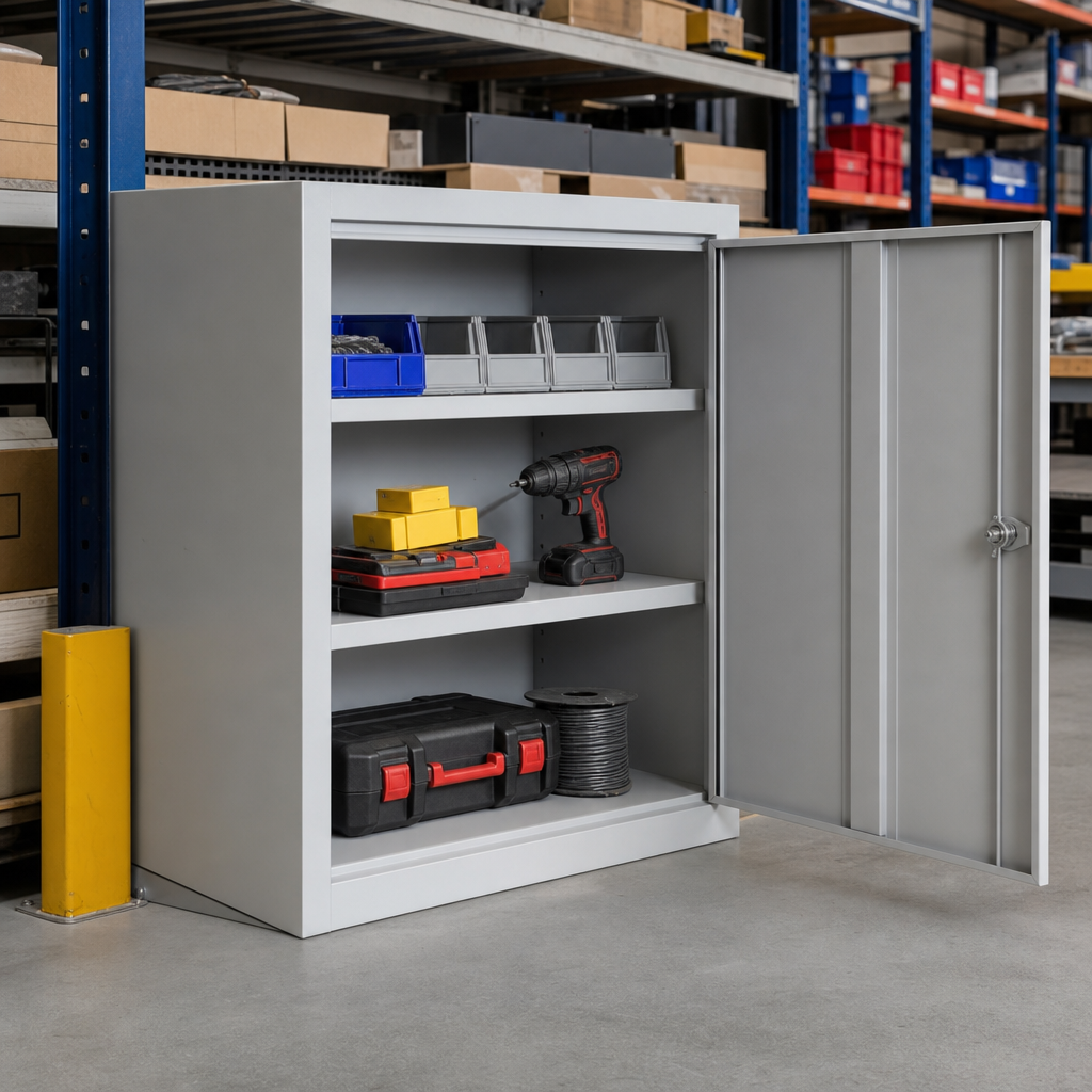 Heavy Duty Steel General Purpose Cupboard 600x525x550mm