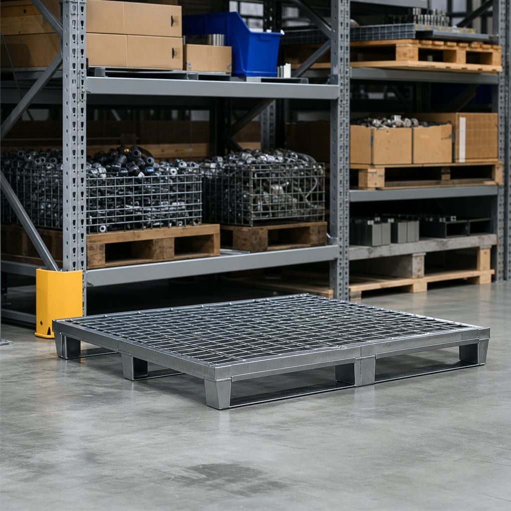 Heavy Duty Steel Plate Pallet