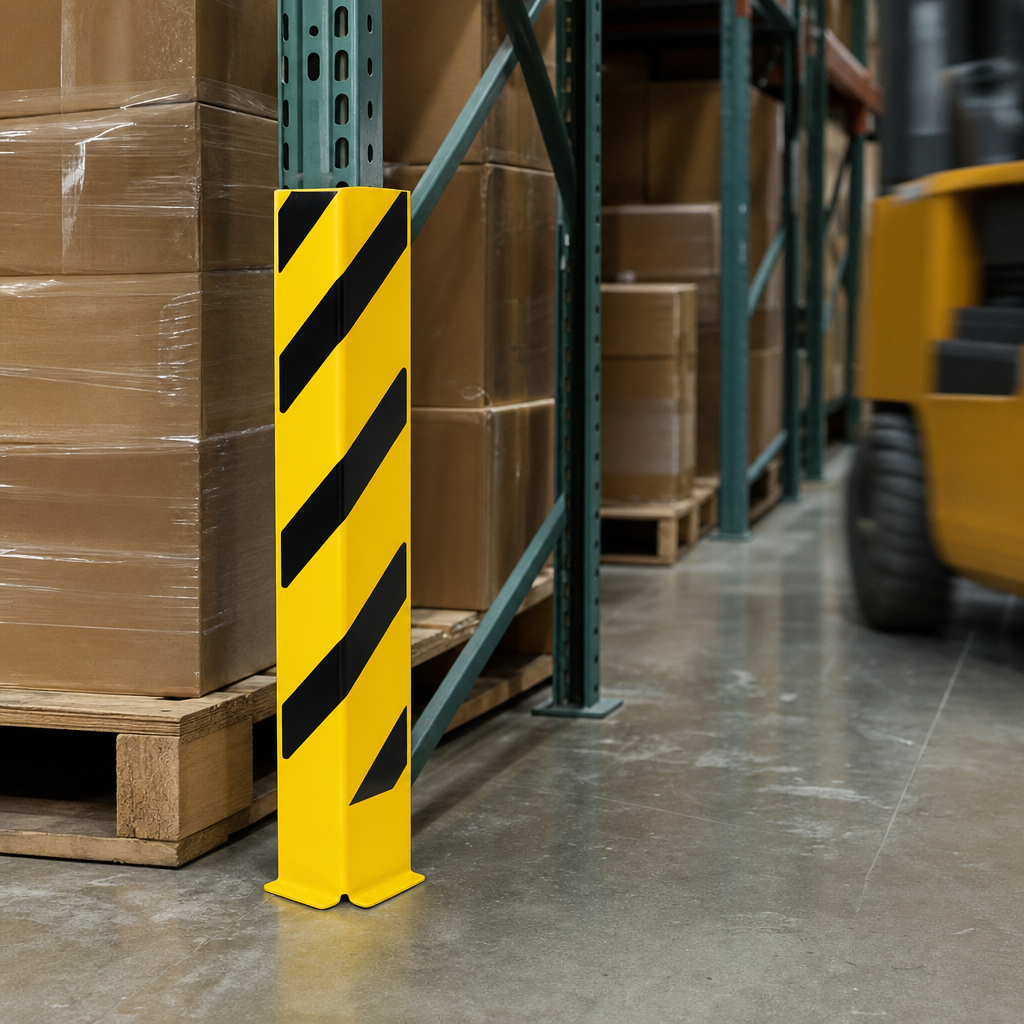 Heavy Duty Steel Shelving Post Protectors