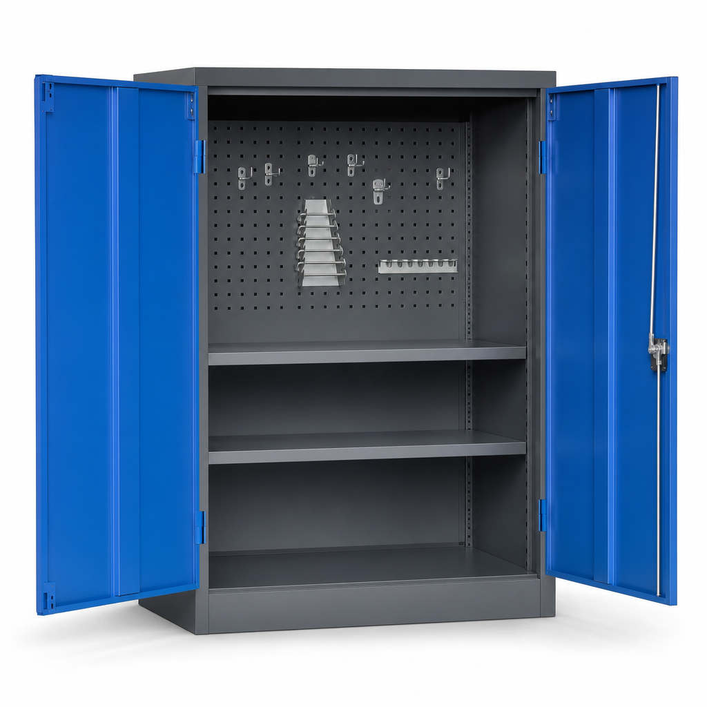 Heavy Duty Steel Tool Cupboard 915x1000x500mm