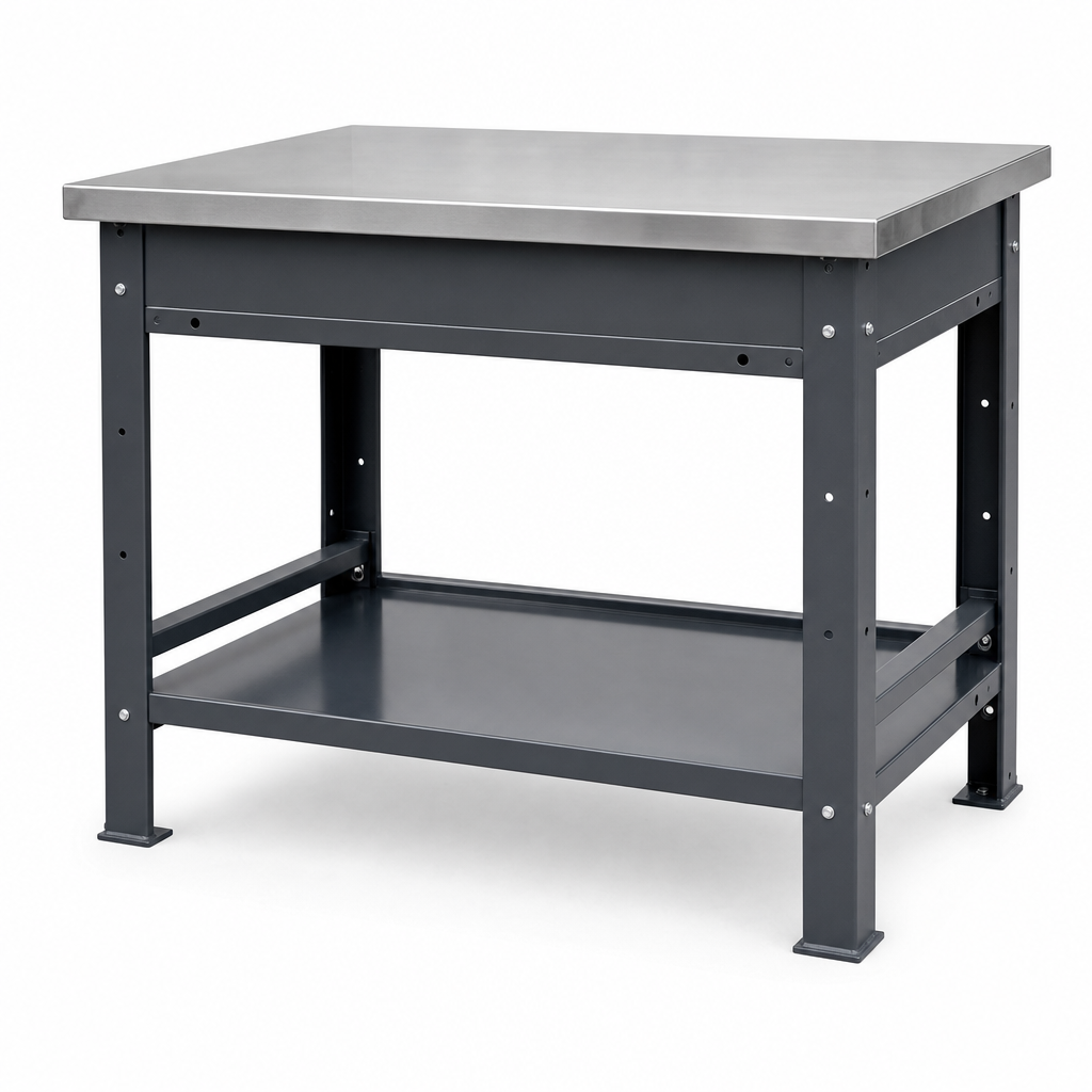 Heavy Duty Steel Top Workbench 910x1000x600mm