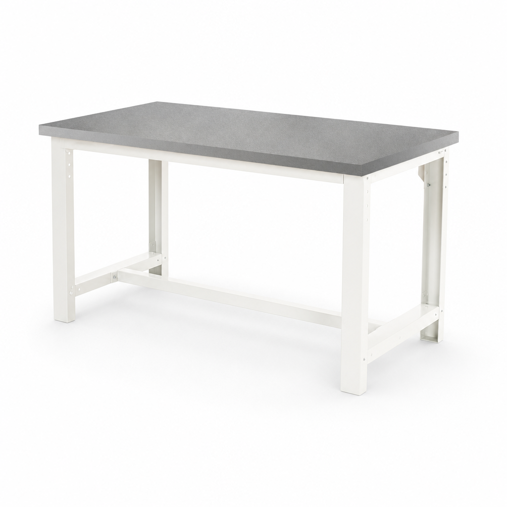 Heavy Duty Steel Workbench with Lino Worktop 1500 x 840mm